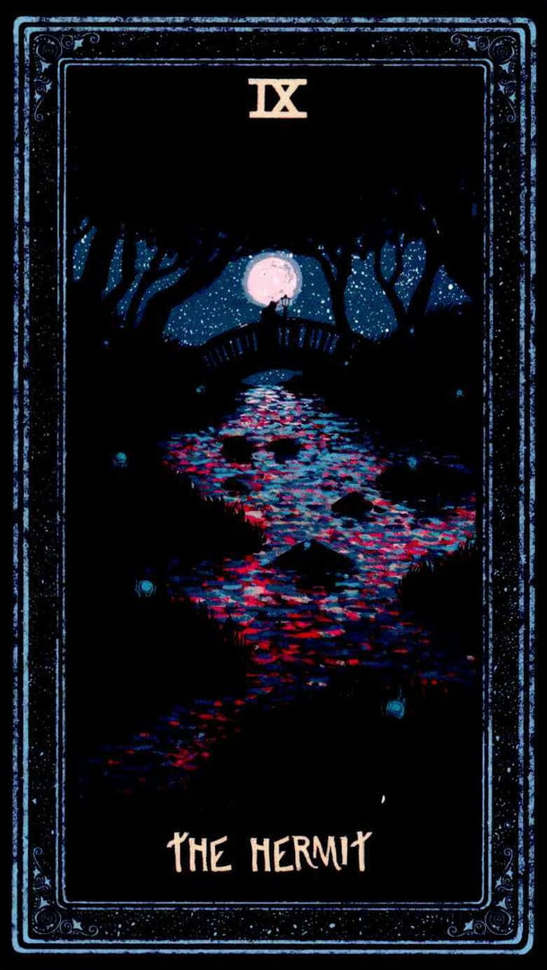 The Hermit — Prisma Visions Tarot