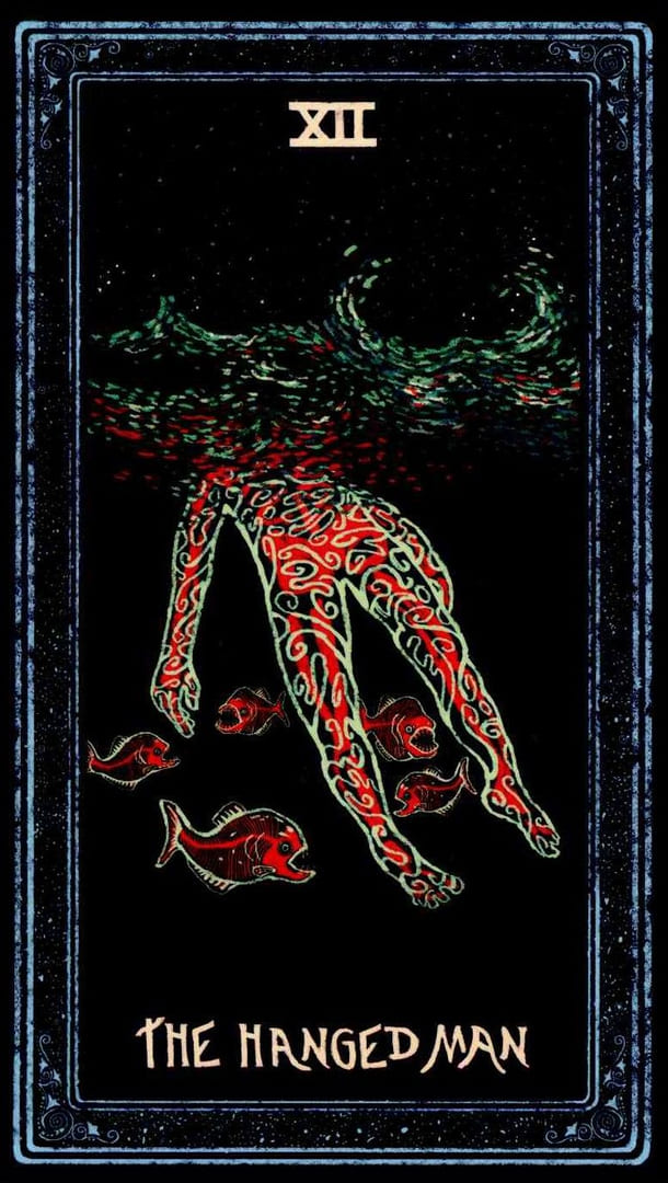 El Colgado — Prisma Visions Tarot