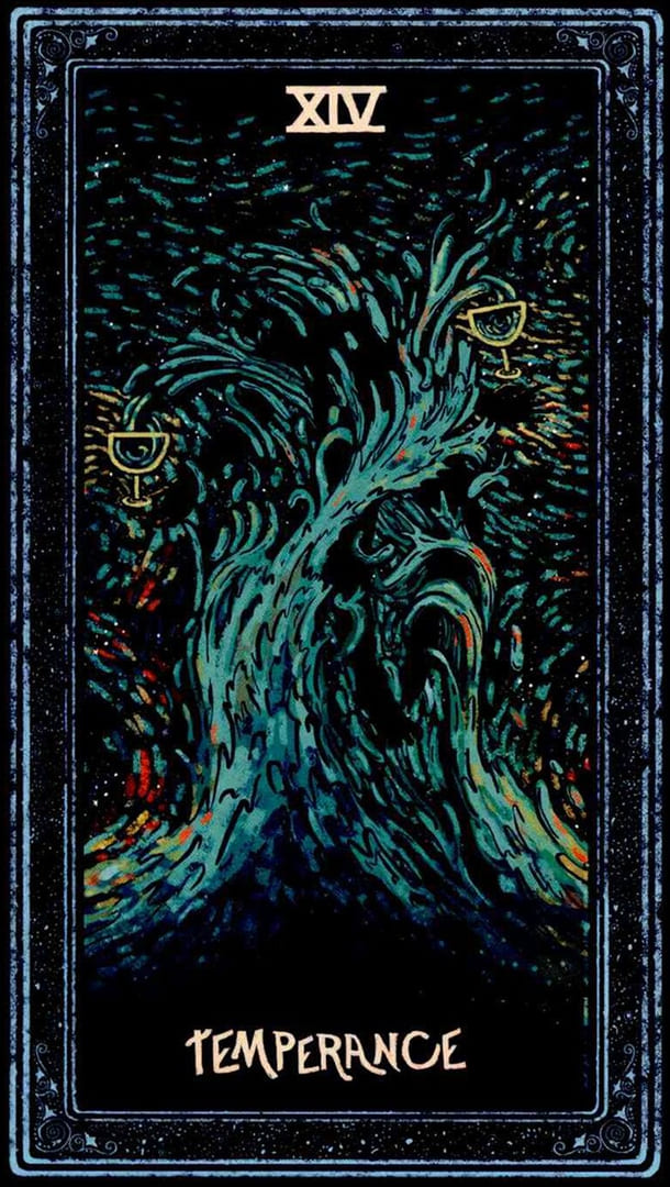 La Templanza — Prisma Visions Tarot