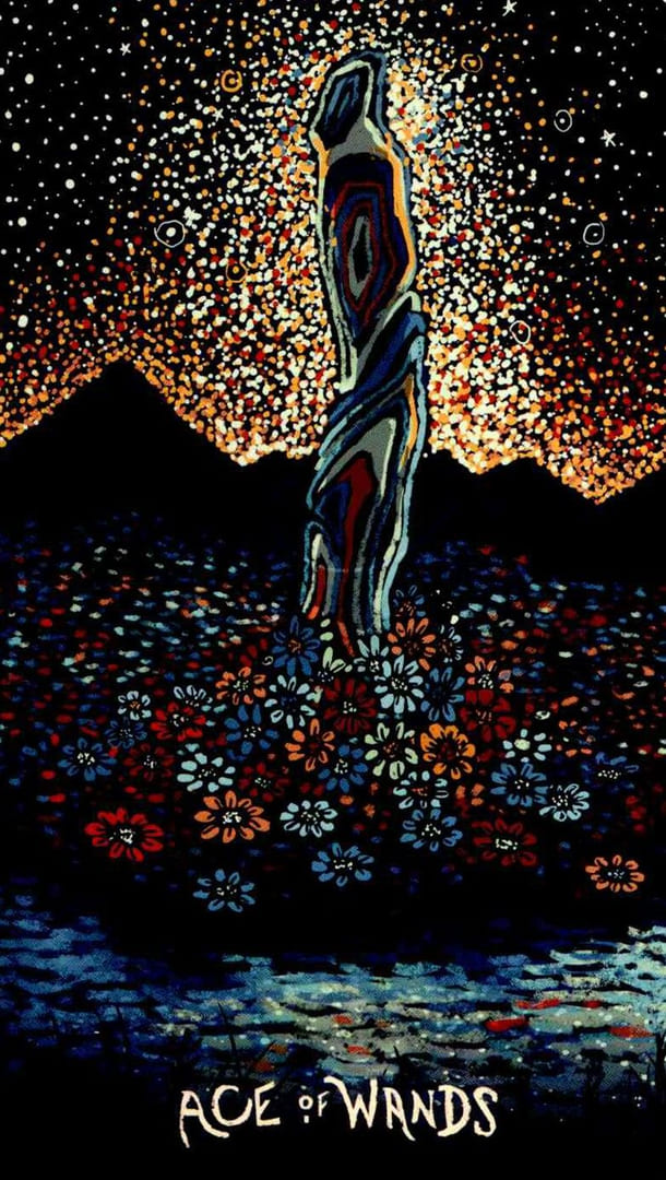Ace of Wands — Prisma Visions Tarot
