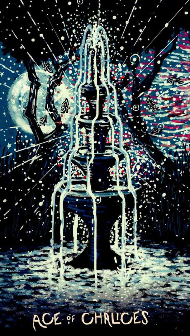 Ace of Cups — Prisma Visions Tarot