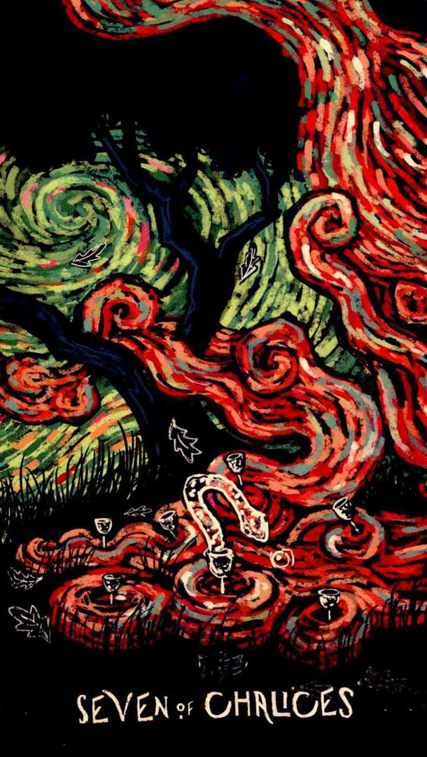 Seven of Cups — Prisma Visions Tarot