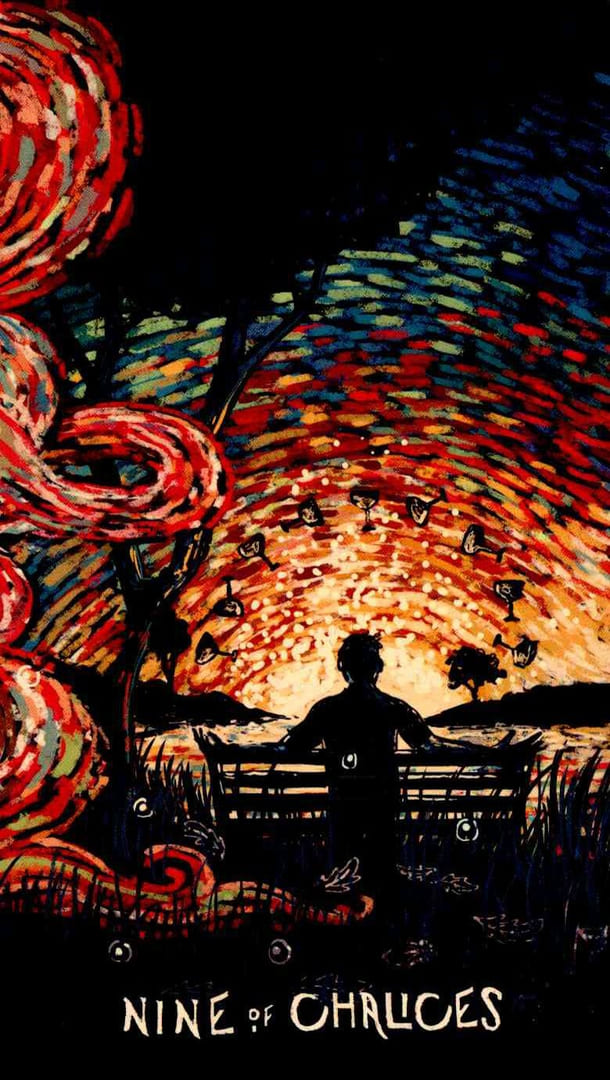 Nueve de Copas — Prisma Visions Tarot