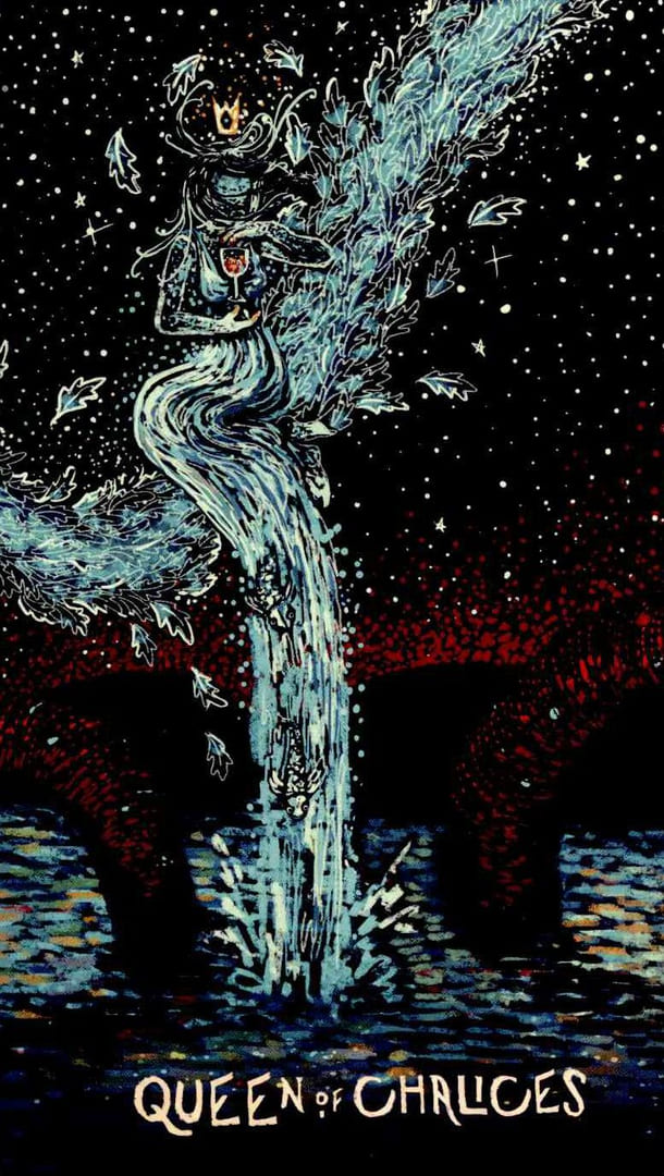Queen of Cups — Prisma Visions Tarot