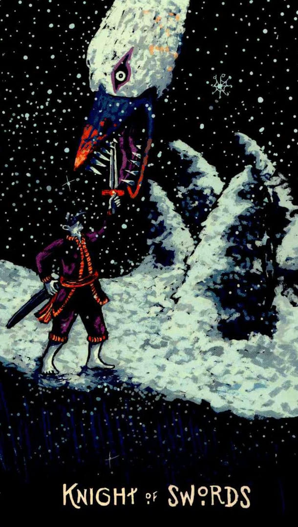 Knight of Swords — Prisma Visions Tarot