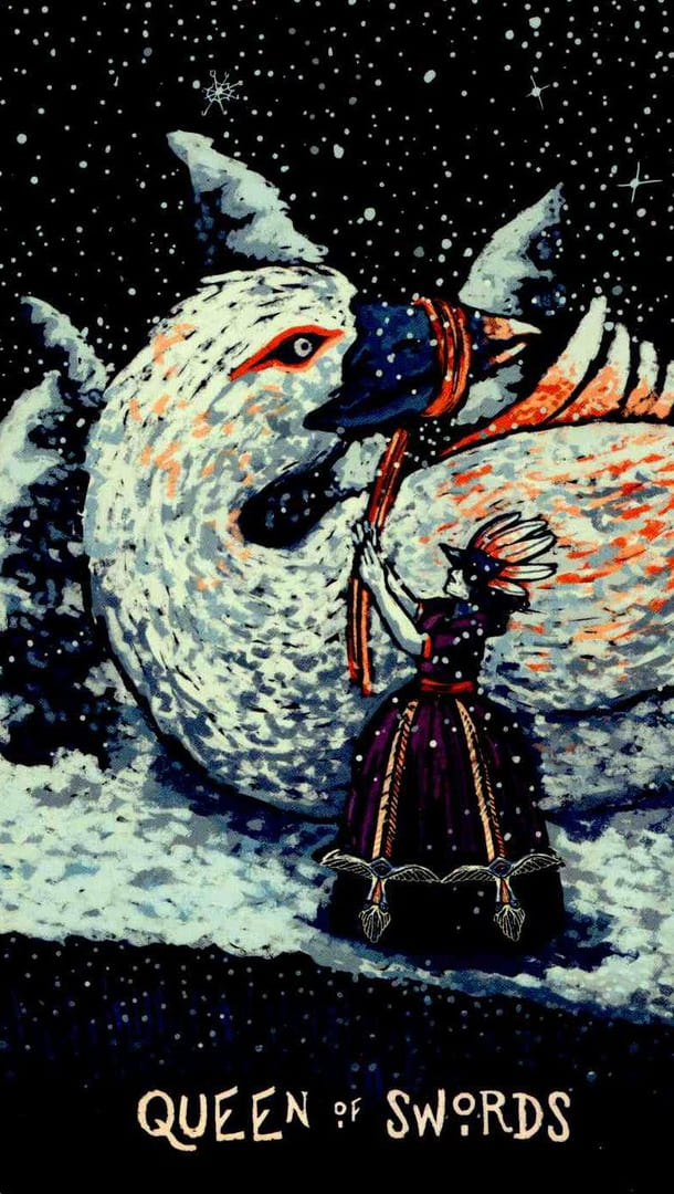 Queen of Swords — Prisma Visions Tarot