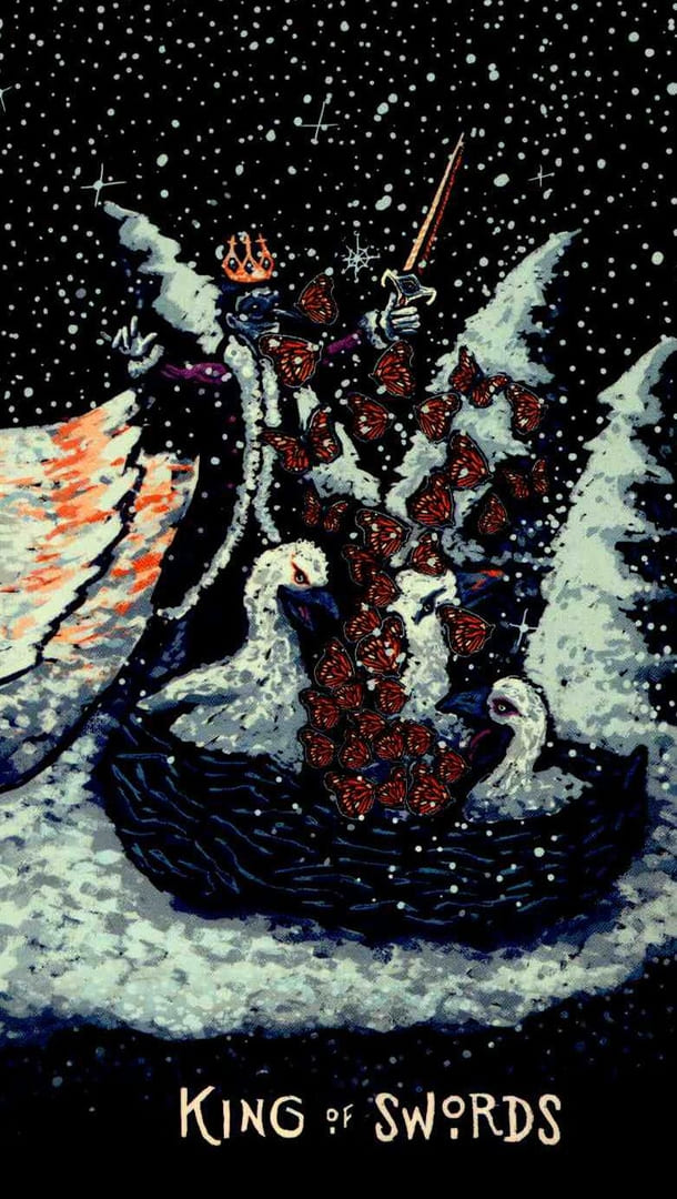 King of Swords — Prisma Visions Tarot