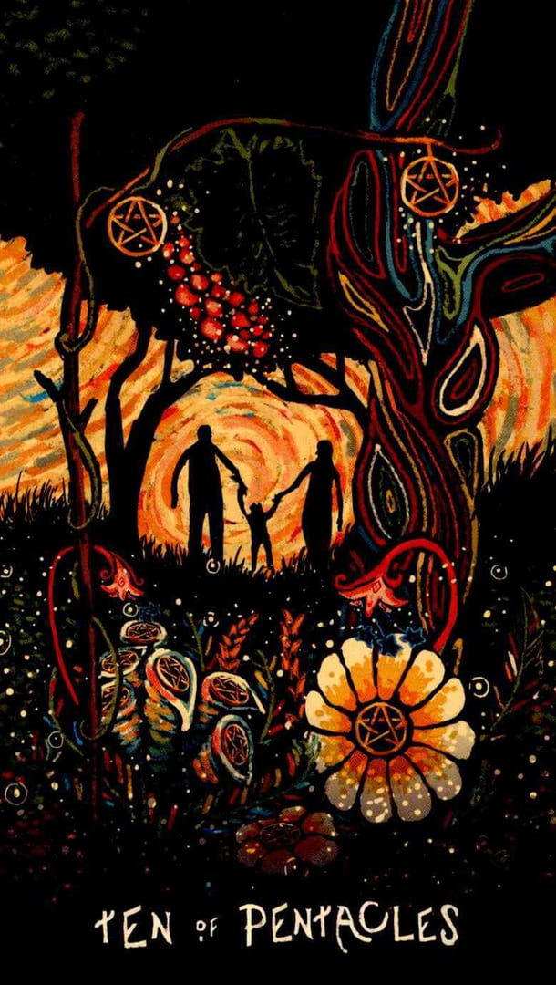 Ten of Pentacles — Prisma Visions Tarot