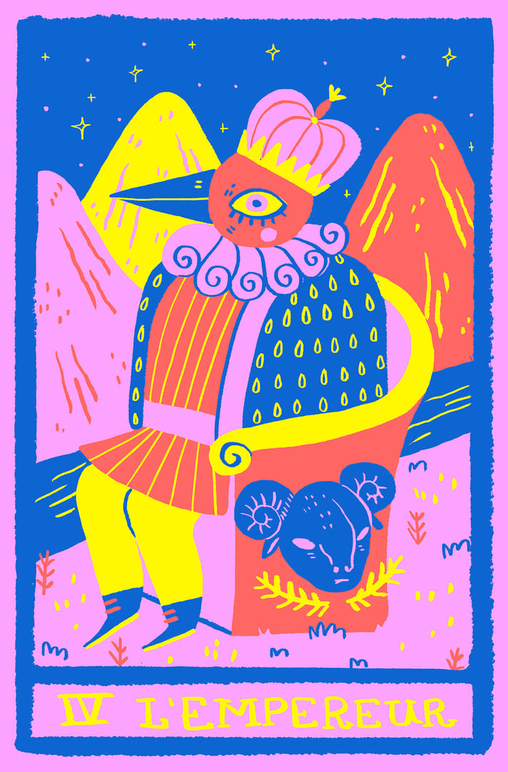 El Emperador — Rainbow Tarot