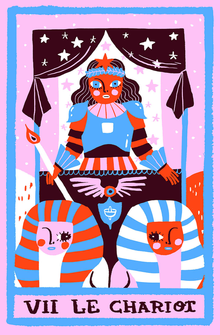 The Chariot — Rainbow Tarot