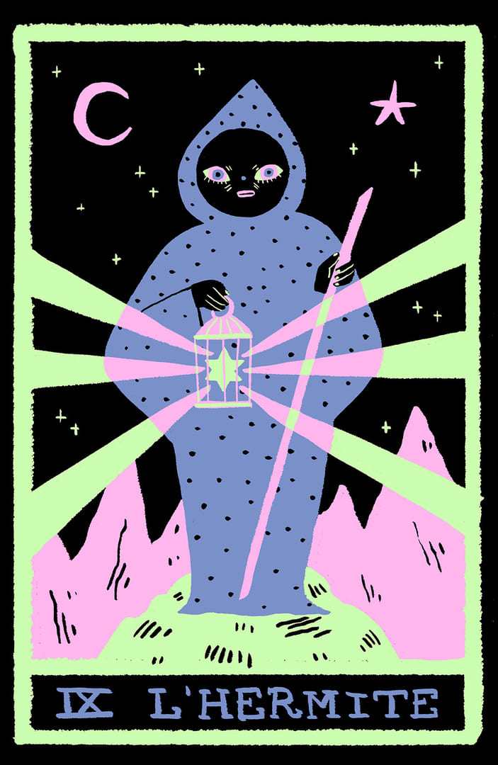 The Hermit — Rainbow Tarot