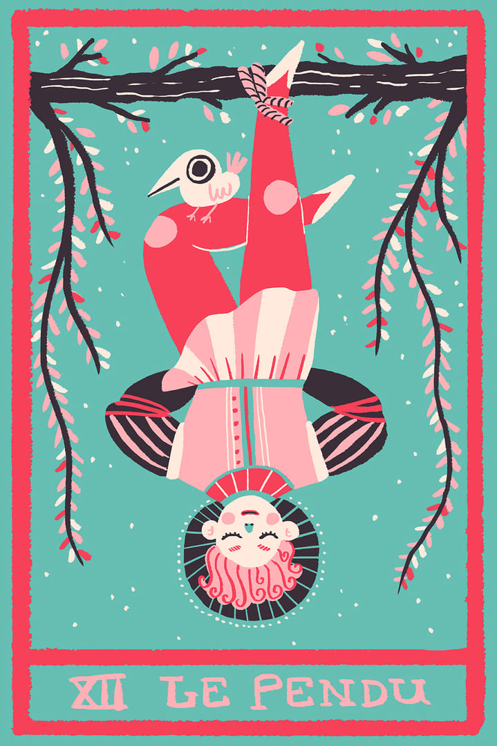 The Hanged Man — Rainbow Tarot
