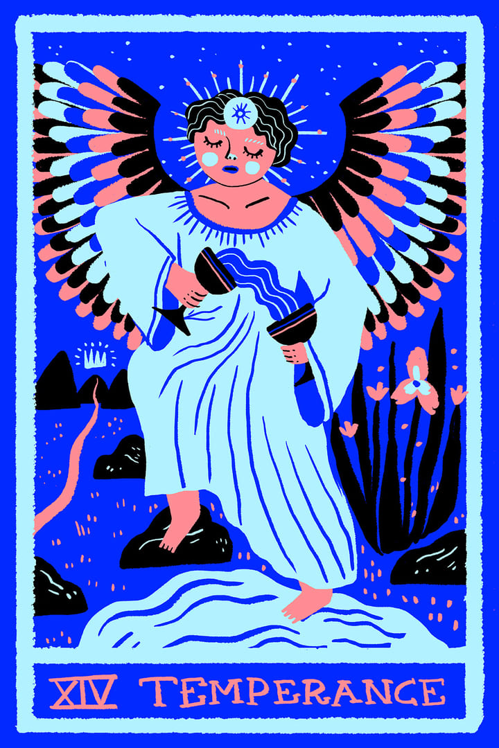 Temperance — Rainbow Tarot