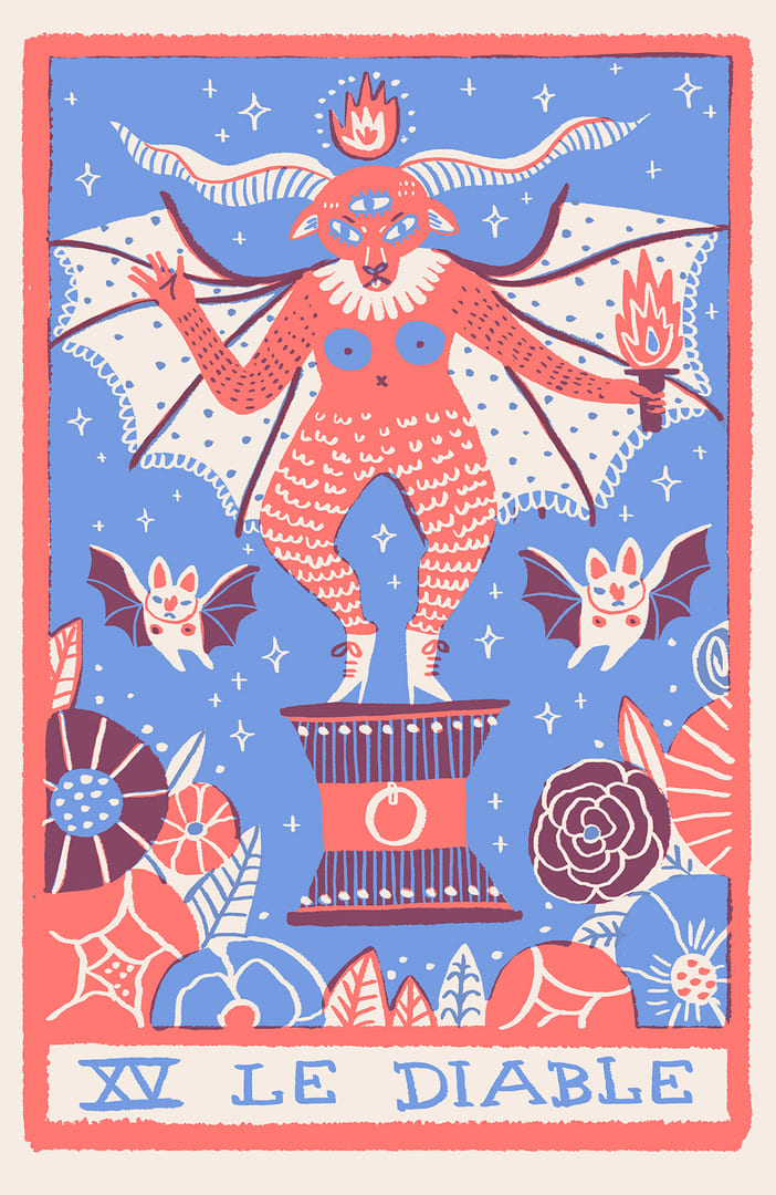 El Diablo — Rainbow Tarot