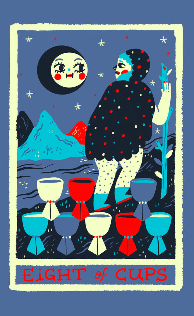 Eight of Cups — Rainbow Tarot