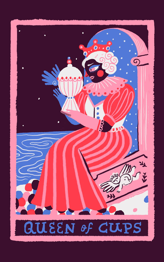 Queen of Cups — Rainbow Tarot