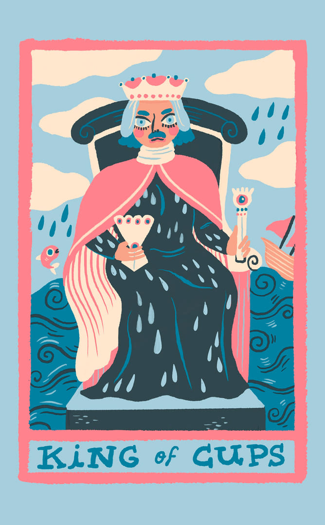 King of Cups — Rainbow Tarot