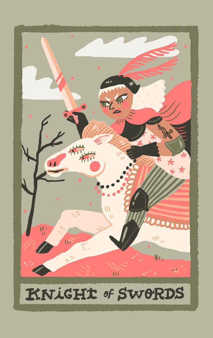 Knight of Swords — Rainbow Tarot