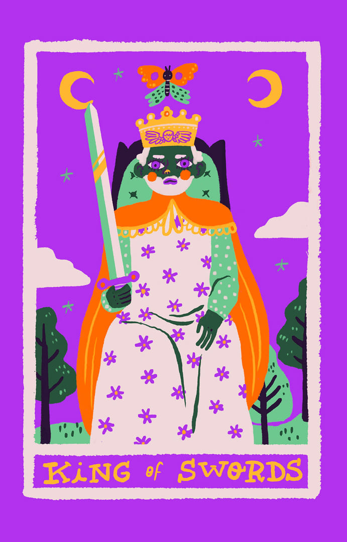 King of Swords — Rainbow Tarot