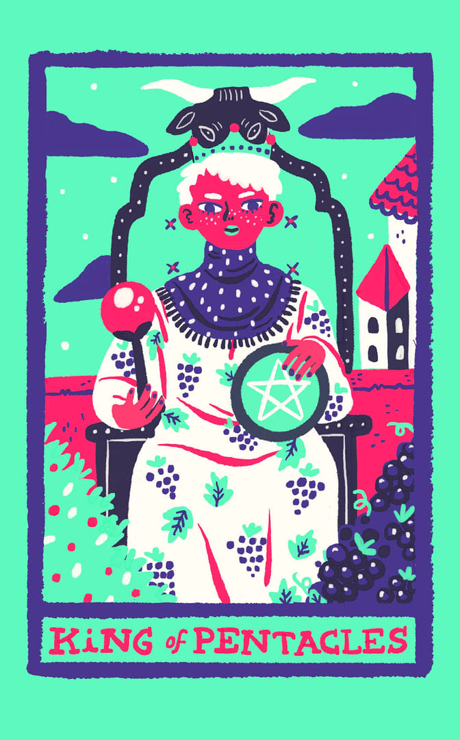 King of Pentacles — Rainbow Tarot