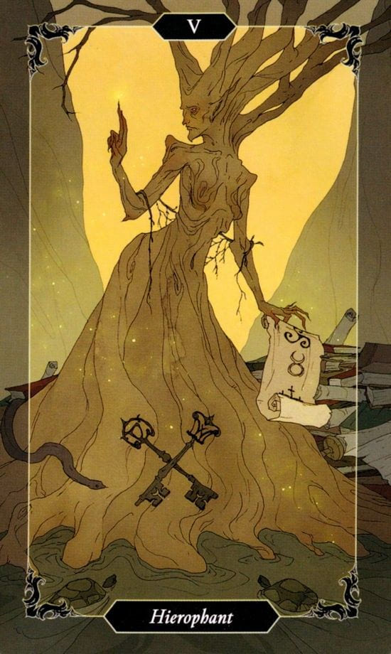 The Hierophant — Dark Wood Tarot