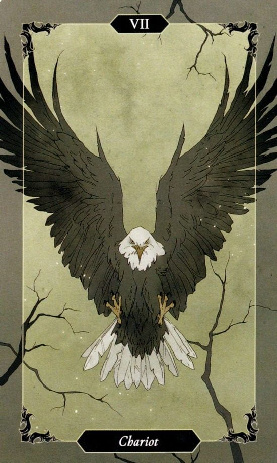 The Chariot — Dark Wood Tarot