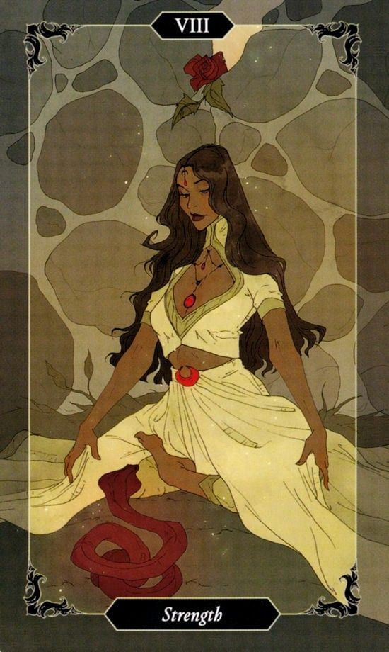 Strength — Dark Wood Tarot