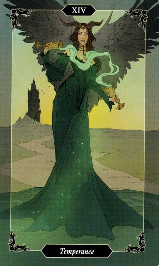 Temperance — Dark Wood Tarot