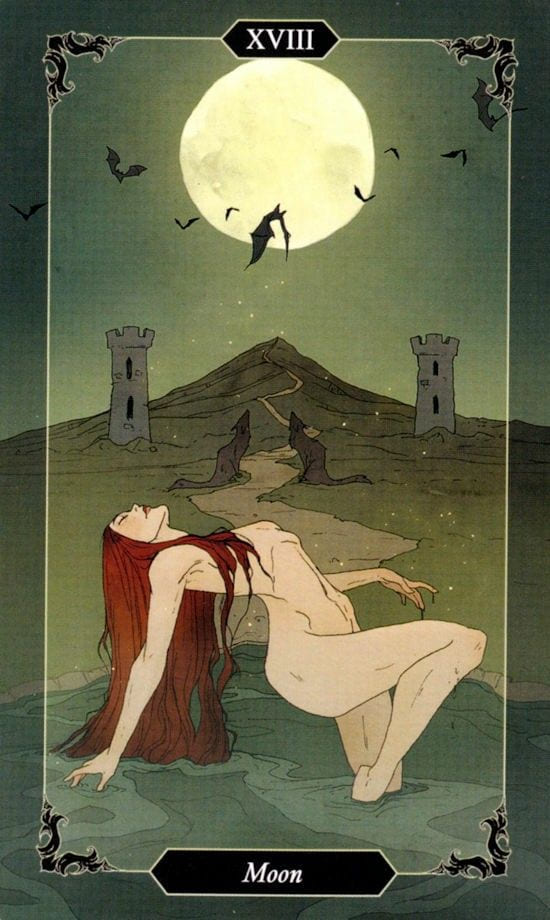 The Moon — Dark Wood Tarot
