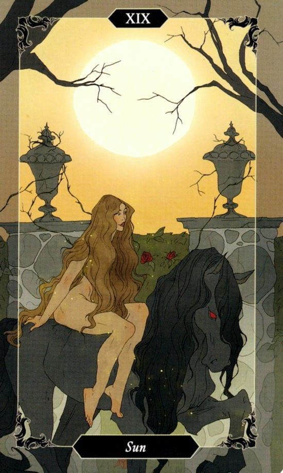 The Sun — Dark Wood Tarot