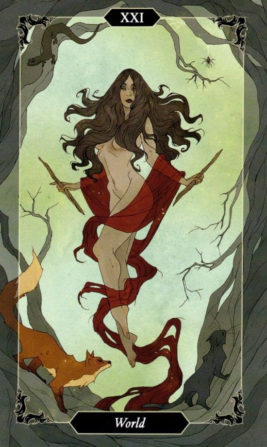The World — Dark Wood Tarot