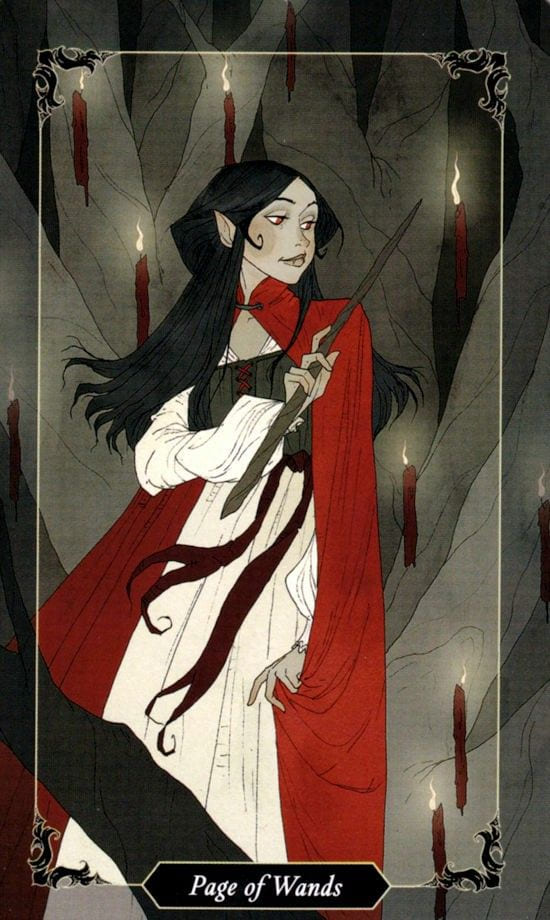 Page of Wands — Dark Wood Tarot