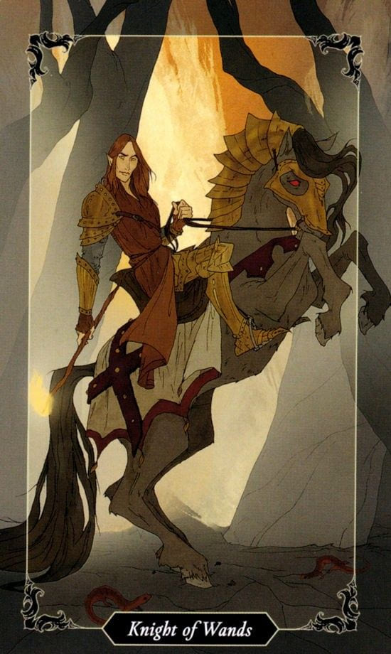 Knight of Wands — Dark Wood Tarot