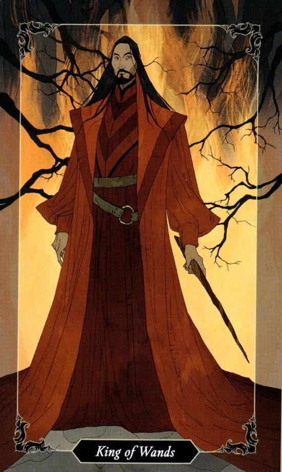 King of Wands — Dark Wood Tarot