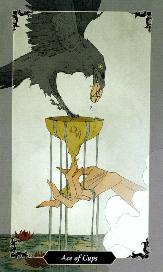 Ace of Cups — Dark Wood Tarot