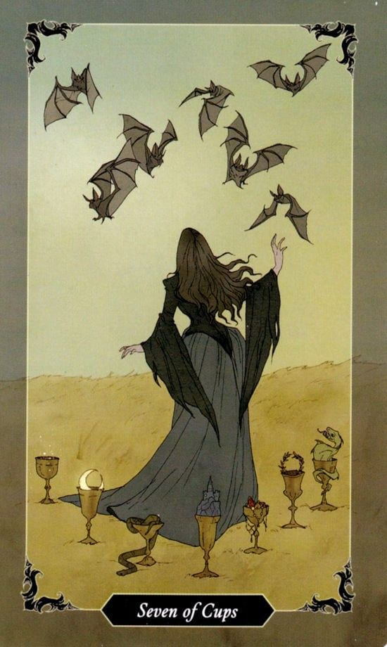 Seven of Cups — Dark Wood Tarot