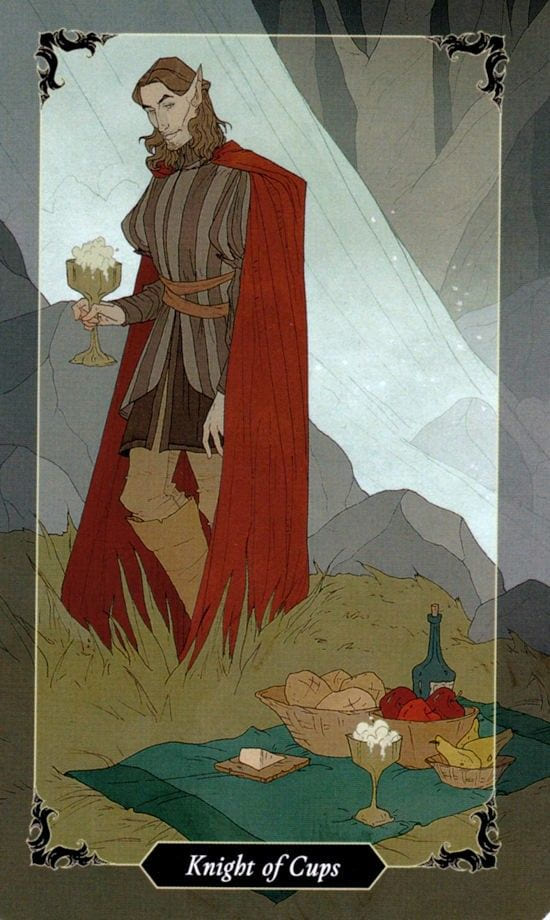 Knight of Cups — Dark Wood Tarot