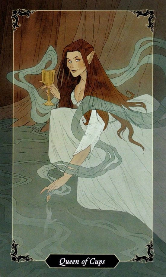 Queen of Cups — Dark Wood Tarot