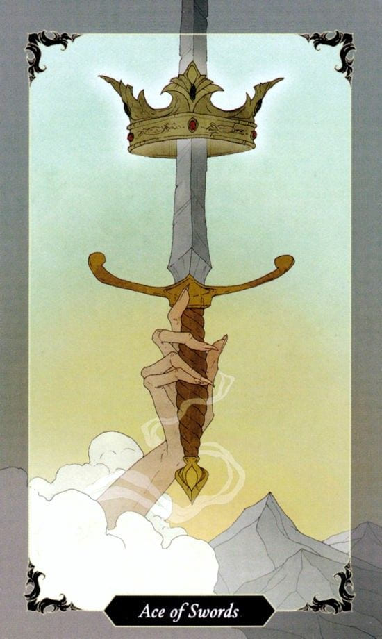 Ace of Swords — Dark Wood Tarot