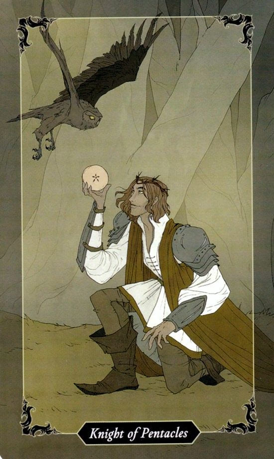 Knight of Pentacles — Dark Wood Tarot