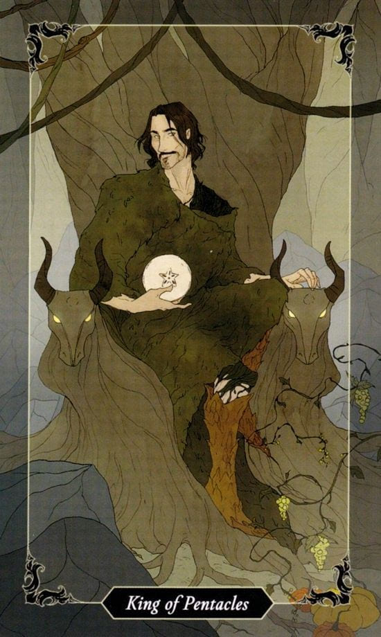 King of Pentacles — Dark Wood Tarot