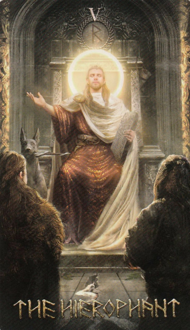El Hierofante — Tarot Rúnico