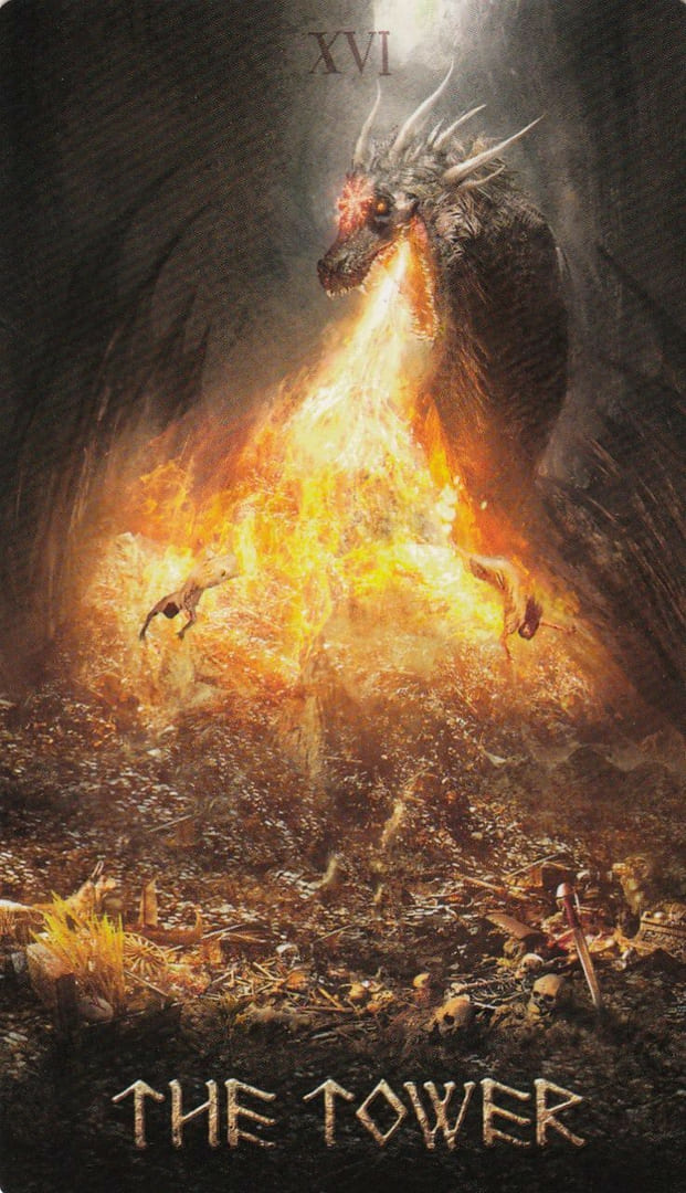 The Tower — Runic Tarot