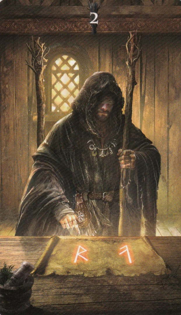 Two of Wands — Runic Tarot