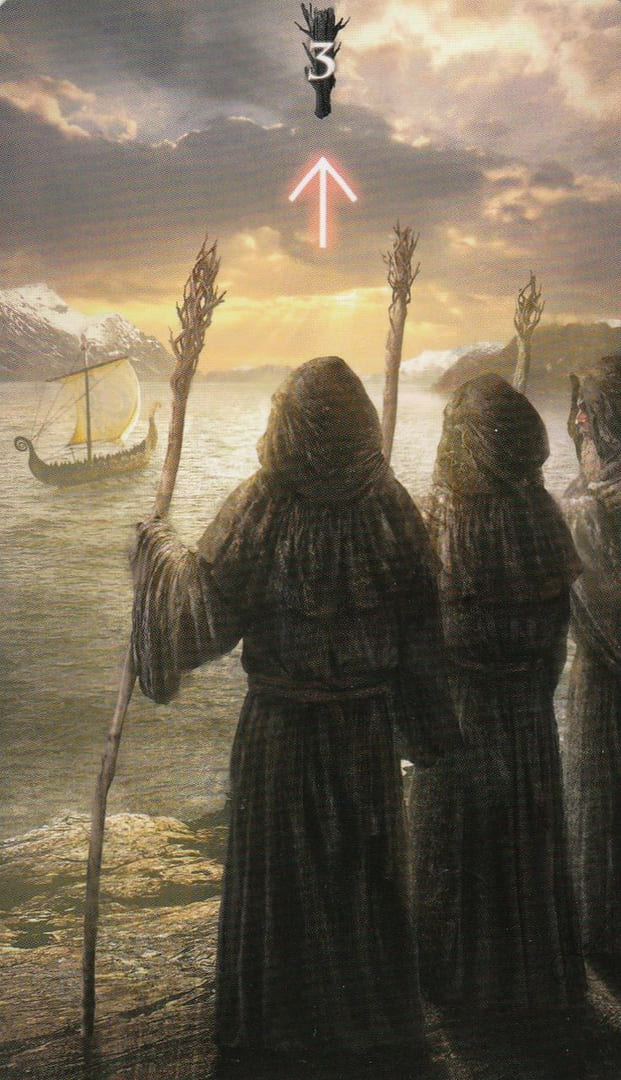 Three of Wands — Runic Tarot