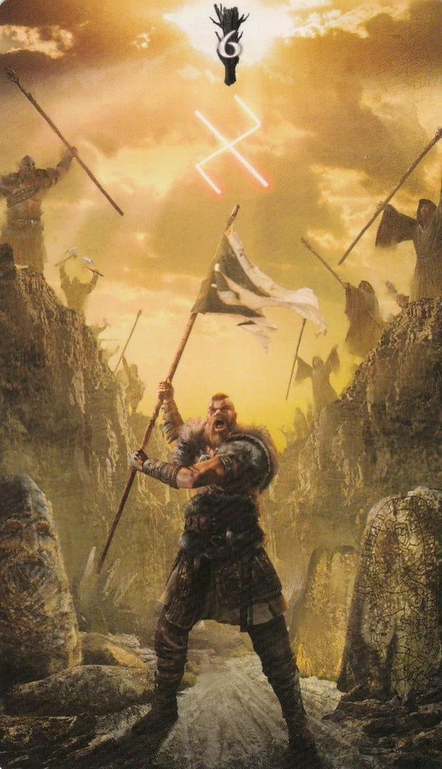 Six of Wands — Runic Tarot