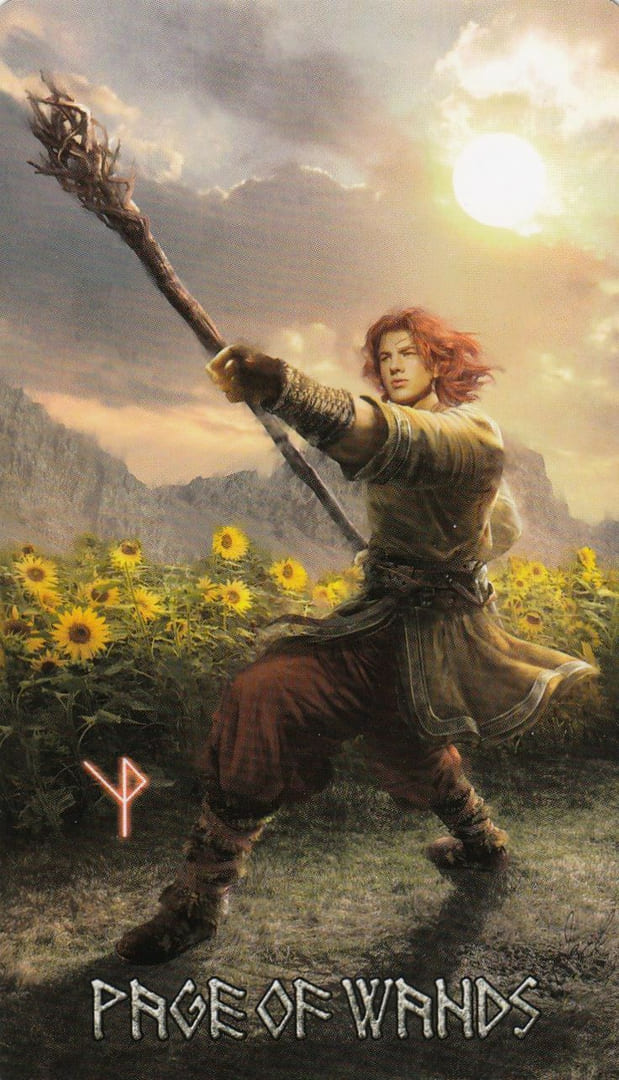 Page of Wands — Runic Tarot