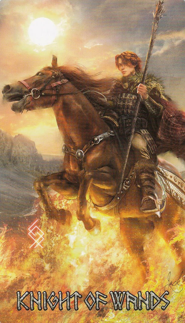 Knight of Wands — Runic Tarot