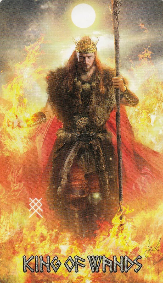 King of Wands — Runic Tarot