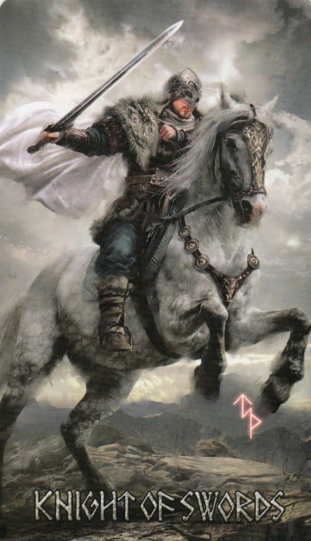 Knight of Swords — Runic Tarot